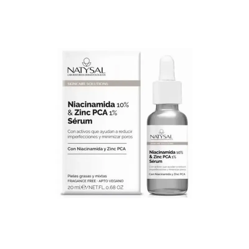 Natysal niacinamida 10% y zinc pca 1% serum 20ml | Farmacia Barata