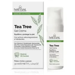 Natysal gel crema facial arbol del te 30ml | Farmacia Barata