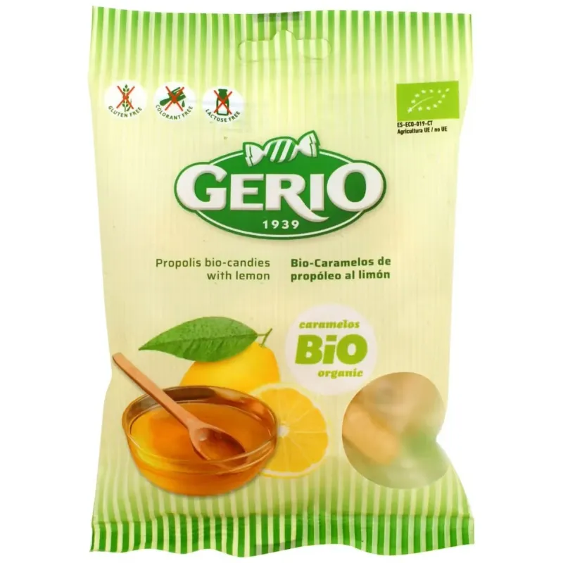 Gerio caramelo de propoleo al limon bio 75g | Farmacia Barata