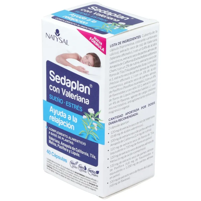 Sedaplan (valeriana-tranquilizante) 40cap. | Farmacia Barata Sedaplan (valeriana-tranquilizante) 40cap. | Farmacia Barata