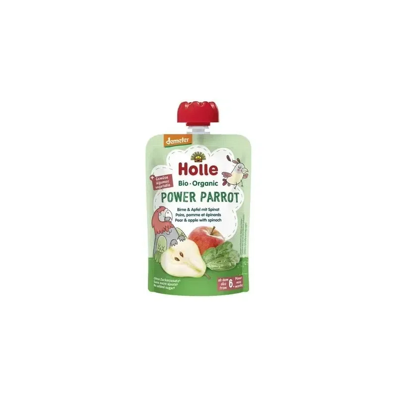 Smoothie power parrot pera-espinacas 6meses 100gr. | Farmacia Barata