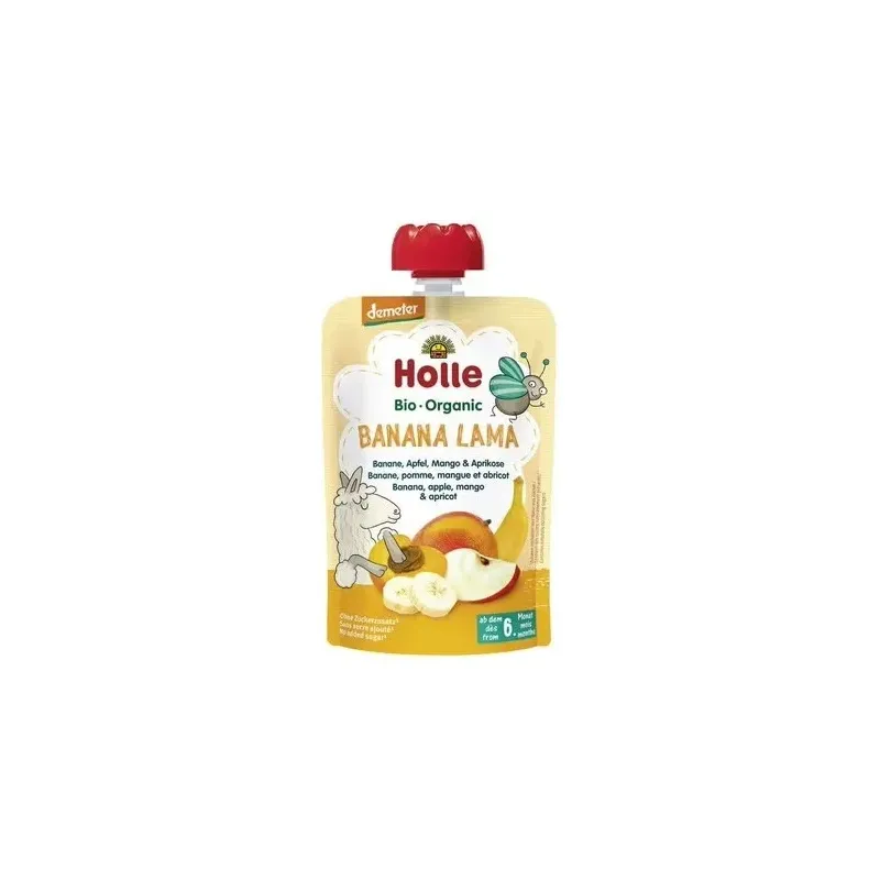 Holle smoothie platano_ manzana_ mango albaricoque +6m 100ml | Farmacia Barata