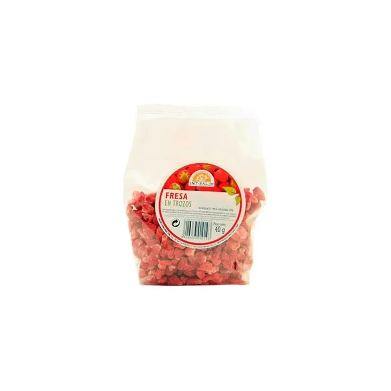 Fresa liofilizada en trozos 40gr. | Farmacia Barata