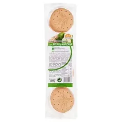 Int Salim Int-Salim Galletas de Avena y Manzana Bio, 200 g