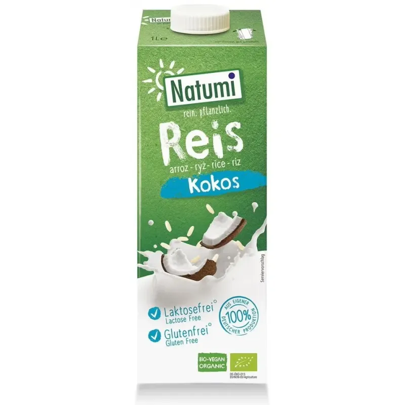 Bebida vegetal de arroz y coco 1lt. bio sg vegan | Farmacia Barata Bebida vegetal de arroz y coco 1lt. bio sg vegan | Farmacia Barata