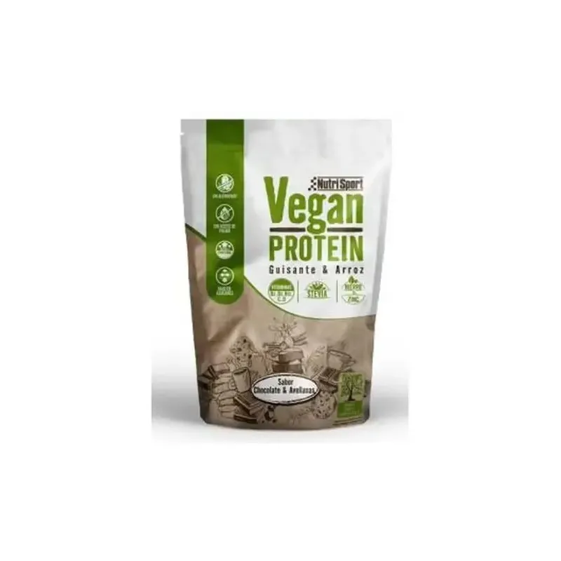 Nutrisport vegan protein choco avellanas 520g | Farmacia Barata