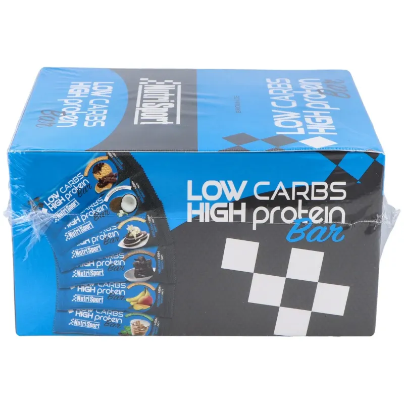 Nutrisport barritas low carbs brownie 16 uds | Farmacia Barata