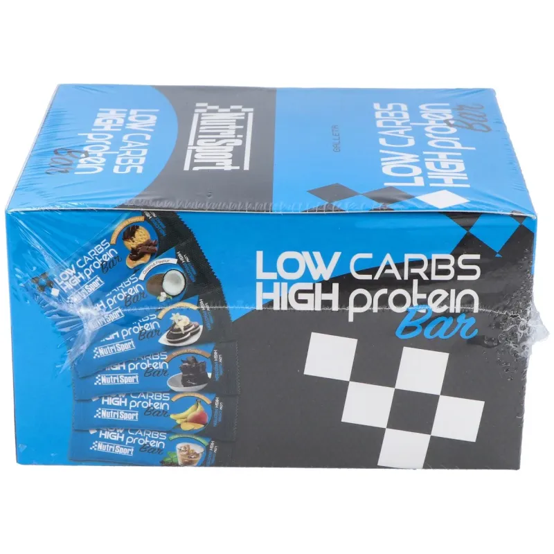 Nutrisport barritas low carbs chocolate-galleta 16 uds | Farmacia Barata