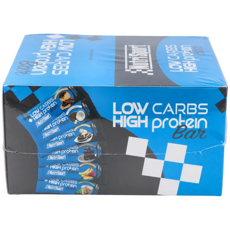 Nutrisport barritas low carbs brownie 16 uds | Farmacia Barata