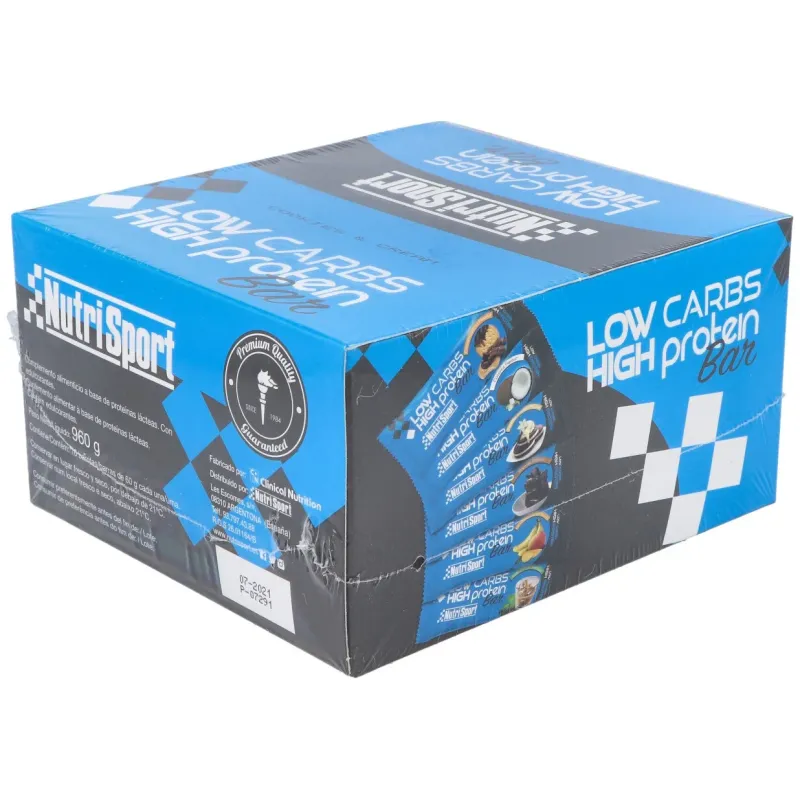 Nutrisport barritas low carbs cookies y cream 16 uds | Farmacia Barata Nutrisport barritas low carbs cookies y cream 16 uds | Farmacia Barata