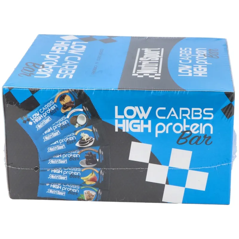 Nutrisport barritas low carbs cookies y cream 16 uds | Farmacia Barata Nutrisport barritas low carbs cookies y cream 16 uds | Farmacia Barata