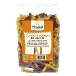 Espirales tricolor de trigo quinoa 500gr. bio | Farmacia Barata