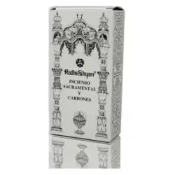 Radhe shyam incienso sacramental y carbones 100g