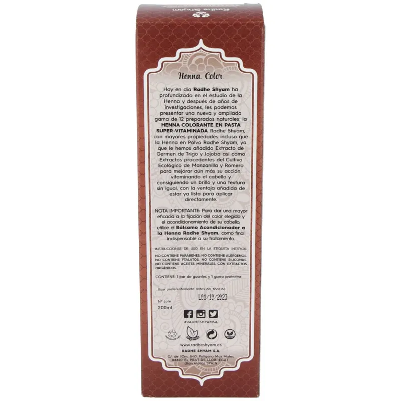 Radhe shyam henna pasta castaño oscuro | Farmacia Barata Radhe shyam henna pasta castaño oscuro | Farmacia Barata