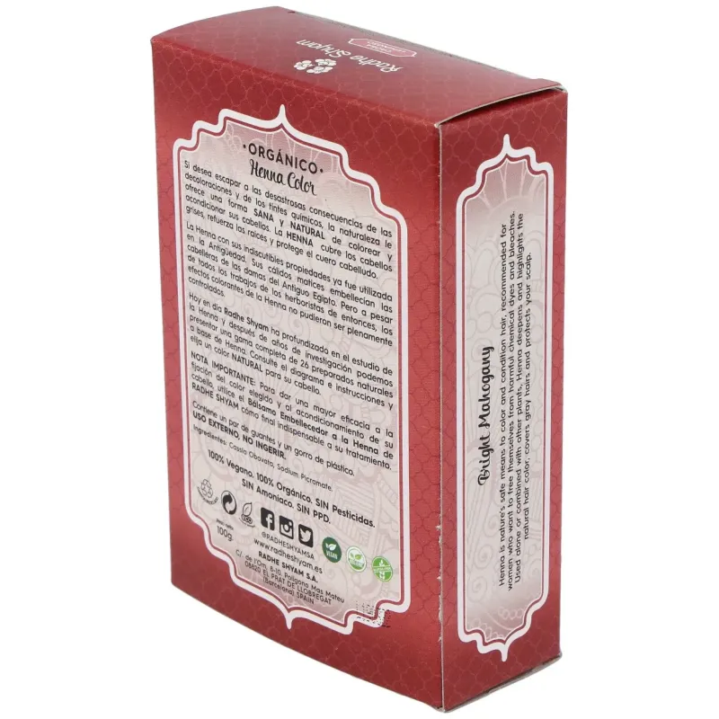 Radhe shyam henna caoba luminoso polvo 100g | Farmacia Barata Radhe shyam henna caoba luminoso polvo 100g | Farmacia Barata