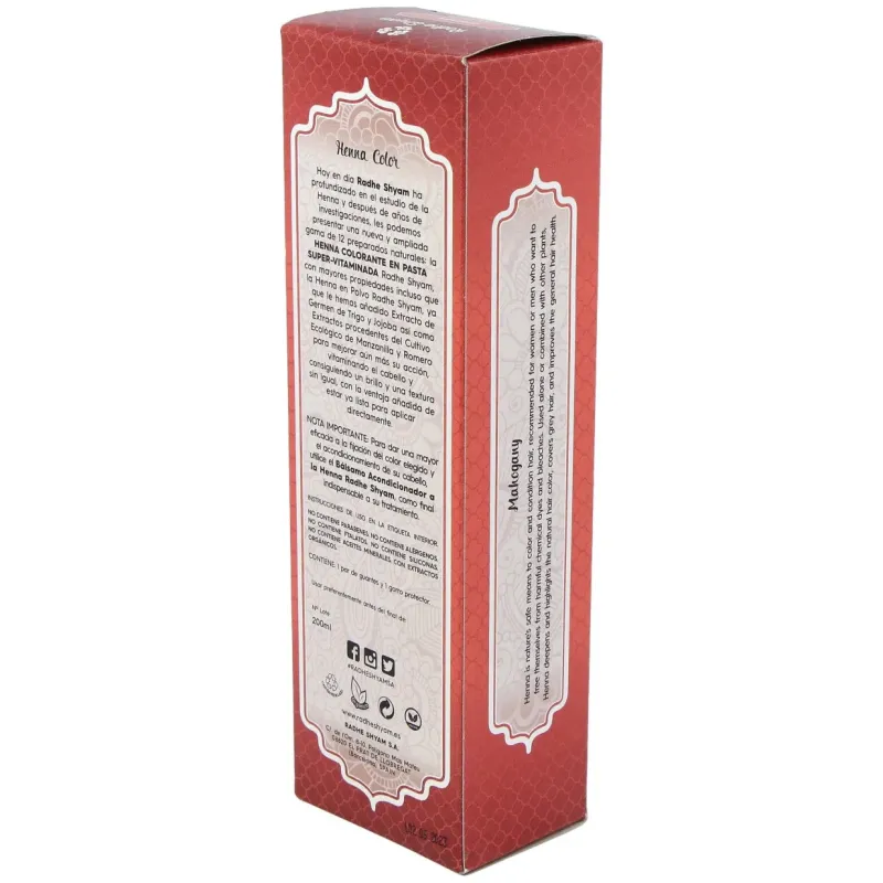 Radhe shyam henna pasta caoba | Farmacia Barata