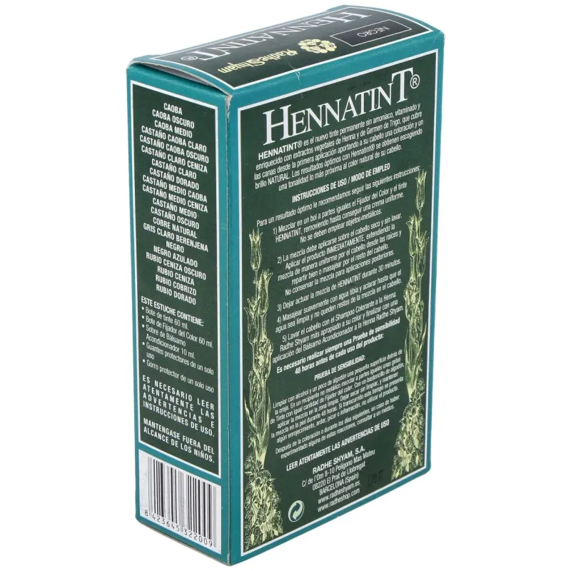 Radhe shyam hennatint negro 60ml | Farmacia Barata Radhe shyam hennatint negro 60ml | Farmacia Barata