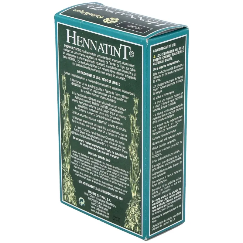 Radhe shyam hennatint negro 60ml | Farmacia Barata Radhe shyam hennatint negro 60ml | Farmacia Barata