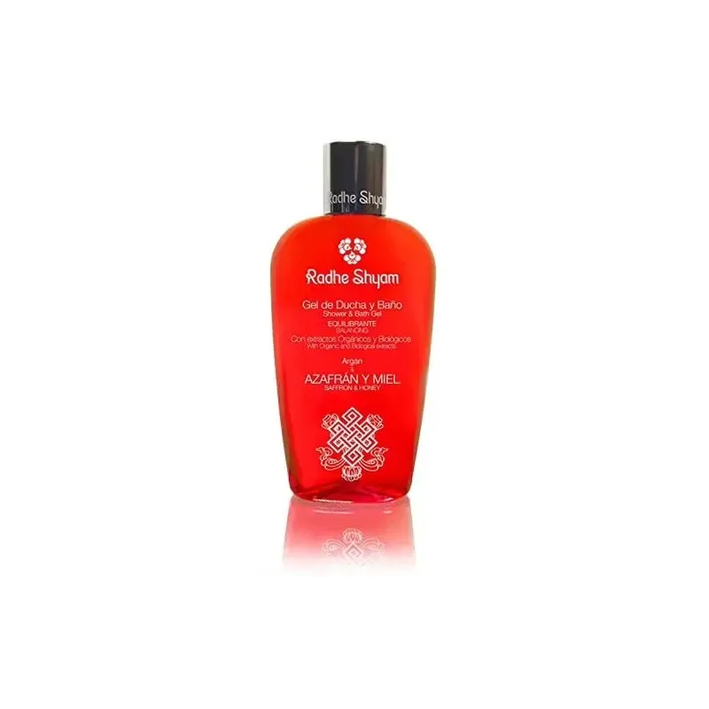 Radhe shyam gel de baño de azafran y miel 250ml | Farmacia Barata Radhe shyam gel de baño de azafran y miel 250ml | Farmacia Barata