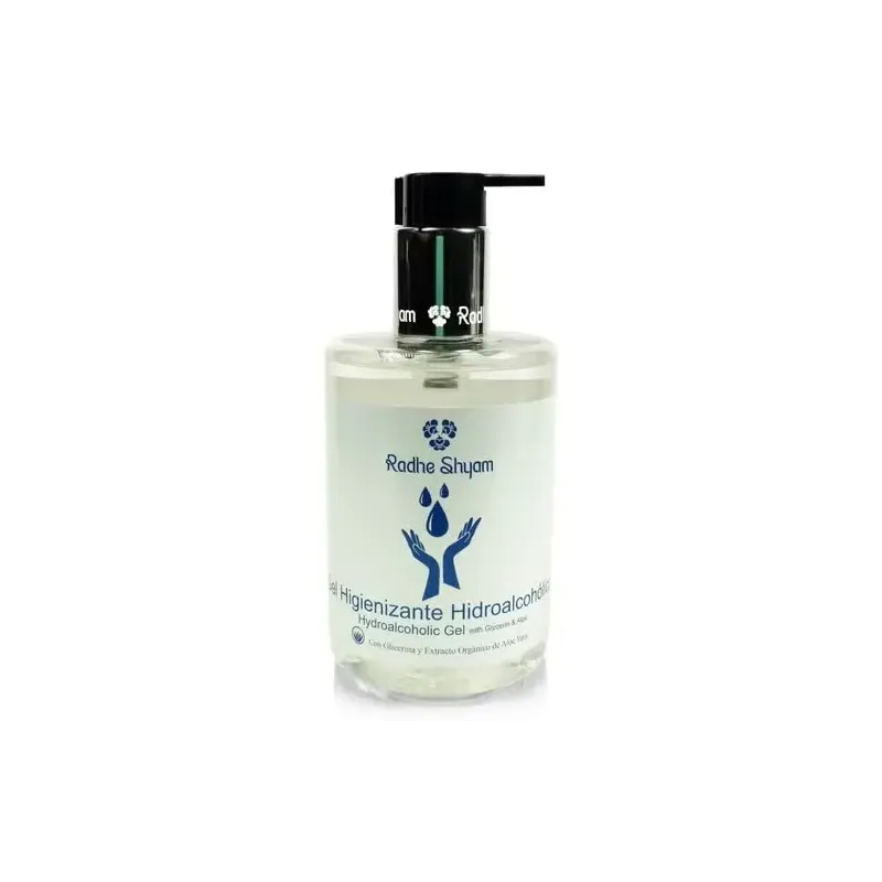 Radhe shyam gel hidroalcohólico con aloe vera bio 300ml | Farmacia Barata