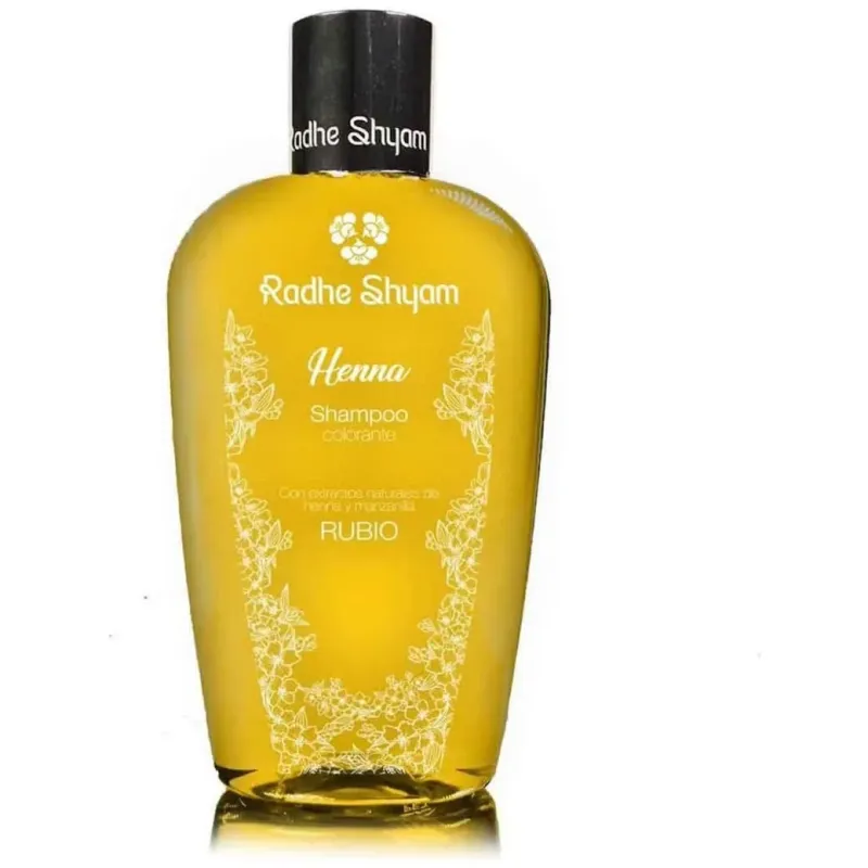 Radhe shyam champú henna color rubio 400ml | Farmacia Barata
