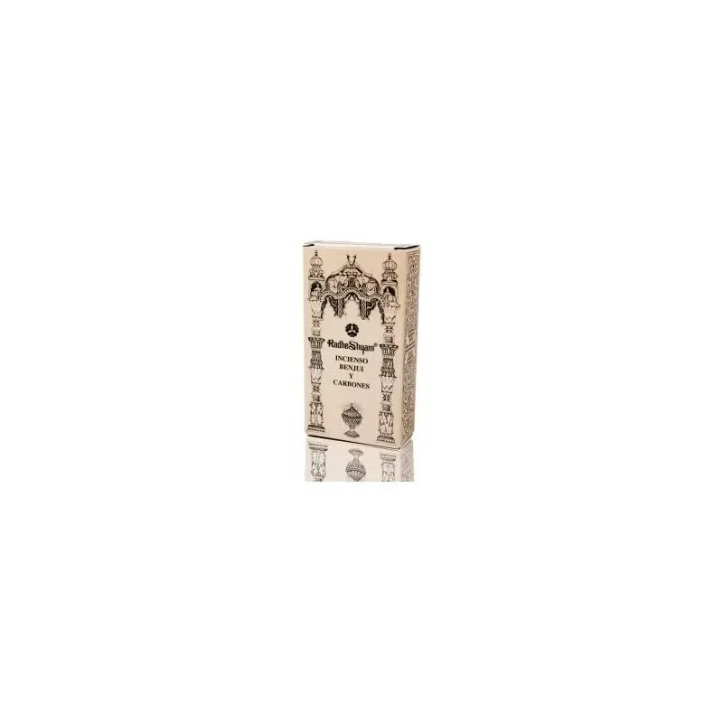 Radhe shyam incienso benjui y carbones 100g | Farmacia Barata