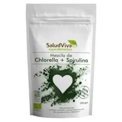 Chlorella y espirulina mezcla en polvo 125gr. bio