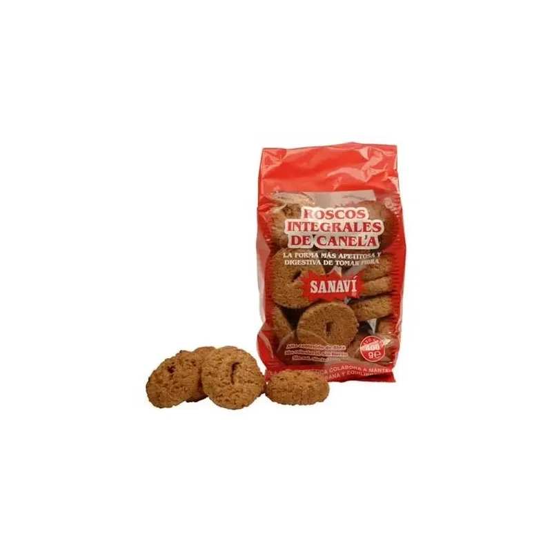 Sanavi roscos de canela integrales bio 400g | Farmacia Barata