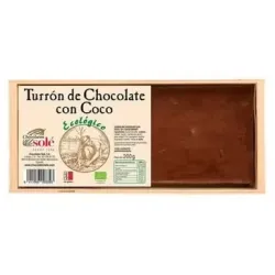 Chocolates solé turrón de chocolate con coco bio 200g