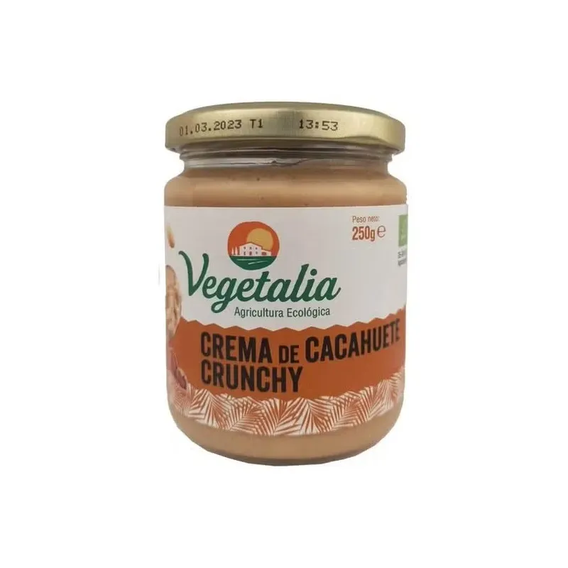Vegetalia crema cacahuete bio 250g | Farmacia Barata