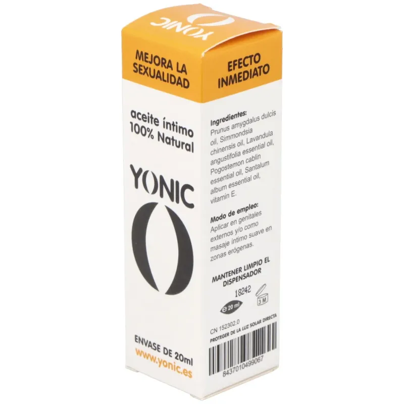 Yonic aceite intimo para mujer 20ml. | Farmacia Barata