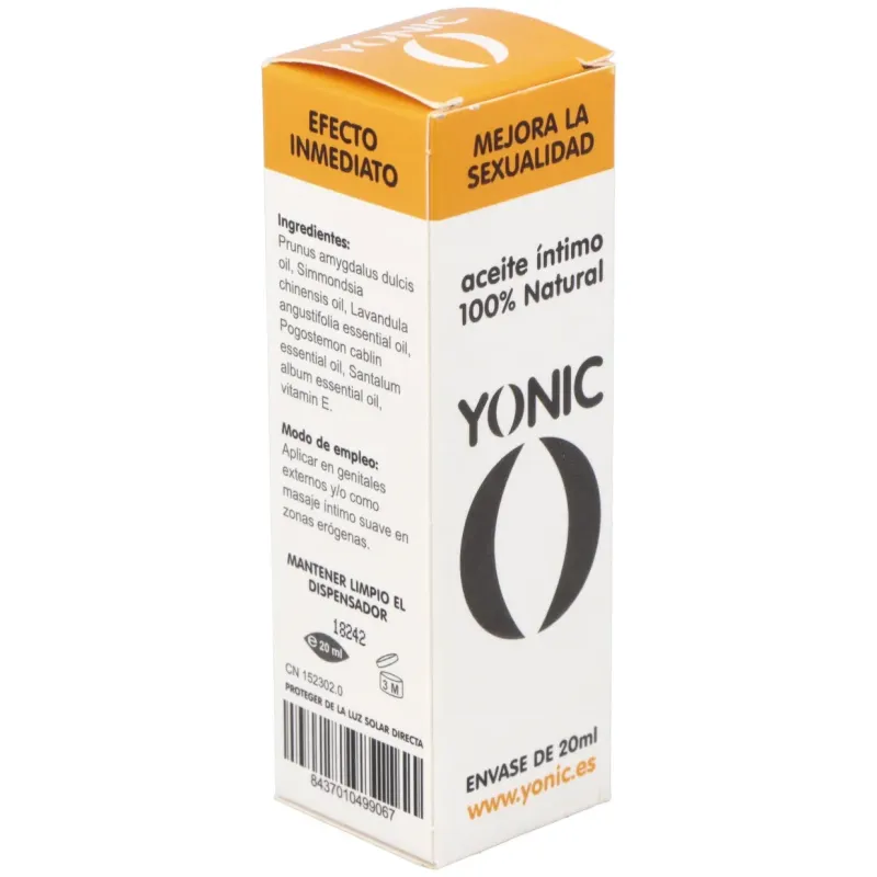 Yonic aceite intimo para mujer 20ml. | Farmacia Barata