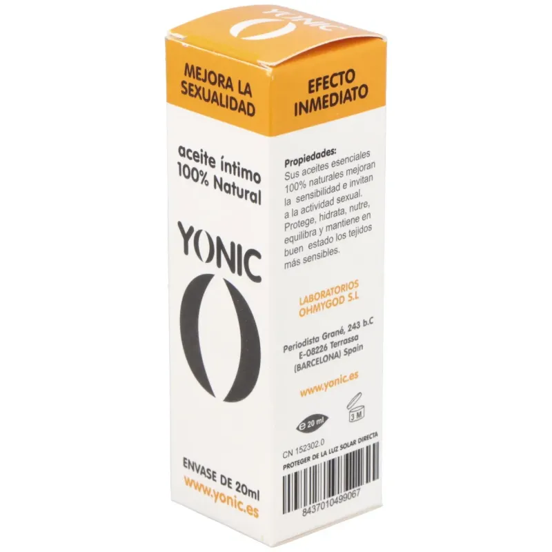 Yonic aceite intimo para mujer 20ml. | Farmacia Barata