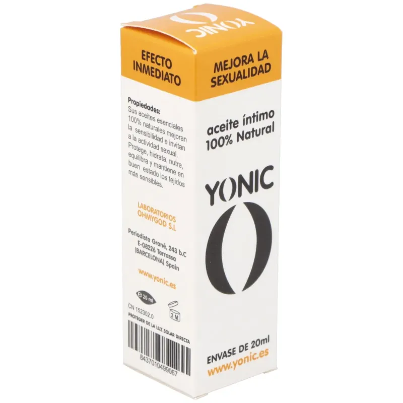 Yonic aceite intimo para mujer 20ml. | Farmacia Barata