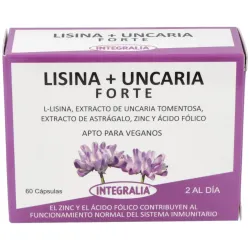 Integralia lisina + uncaria forte 60caps