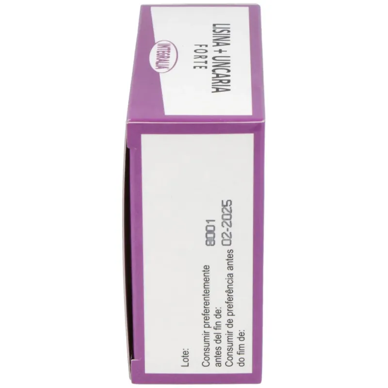 Integralia lisina + uncaria forte 60caps | Farmacia Barata