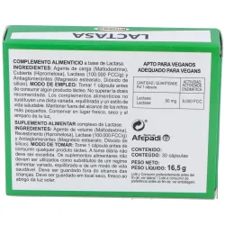 Integralia lactasa 30caps | Farmacia Barata