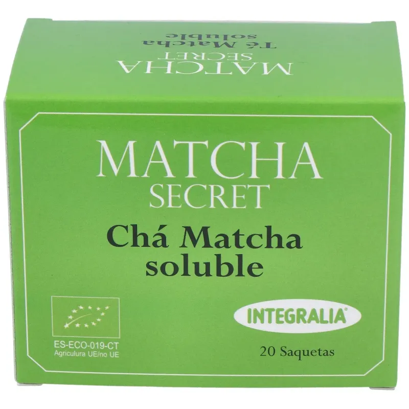 Té matcha ecologico soluble integralia 20 sobres | Farmacia Barata