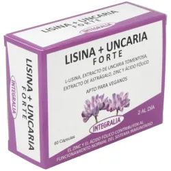 Integralia lisina + uncaria forte 60caps | Farmacia Barata