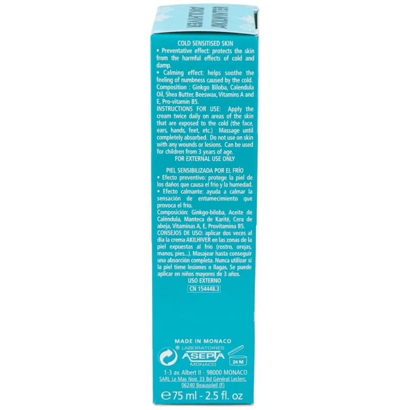 Akilhiver crema grietas y sabañones 75ml. | Farmacia Barata