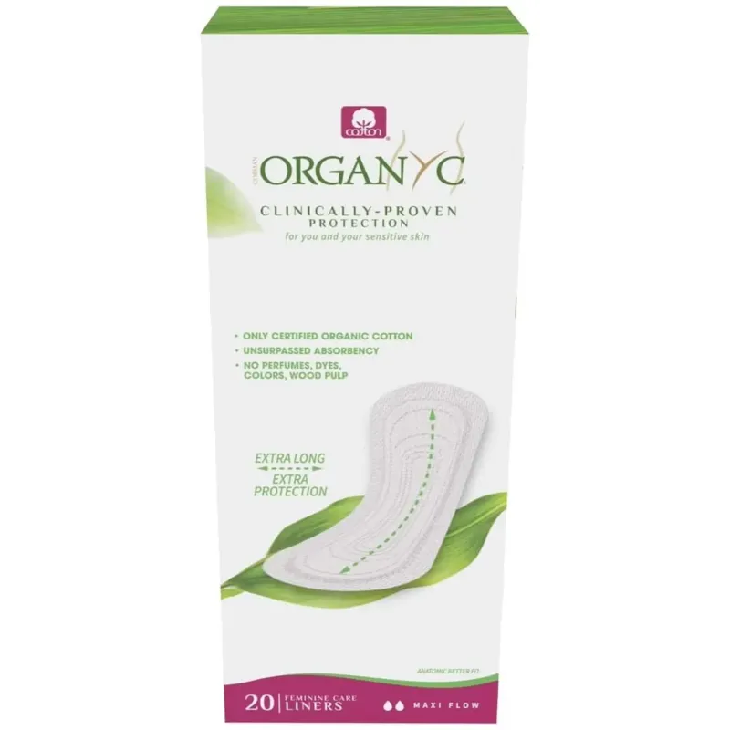 Organyc salva slip maxi 20uds | Farmacia Barata