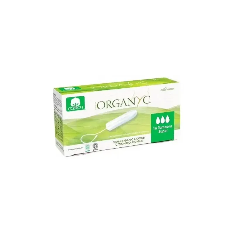Organyc tampón súper sin aplicador 16uds | Farmacia Barata