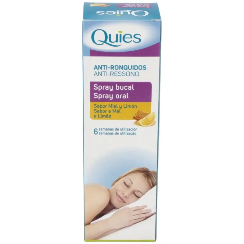 Quies spray bucal antirronquidos miel y limón 70ml | Farmacia Barata