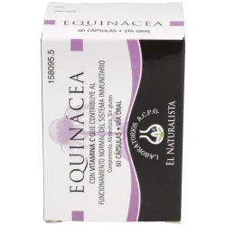 Equinacea+vit c 60 cap el naturalista