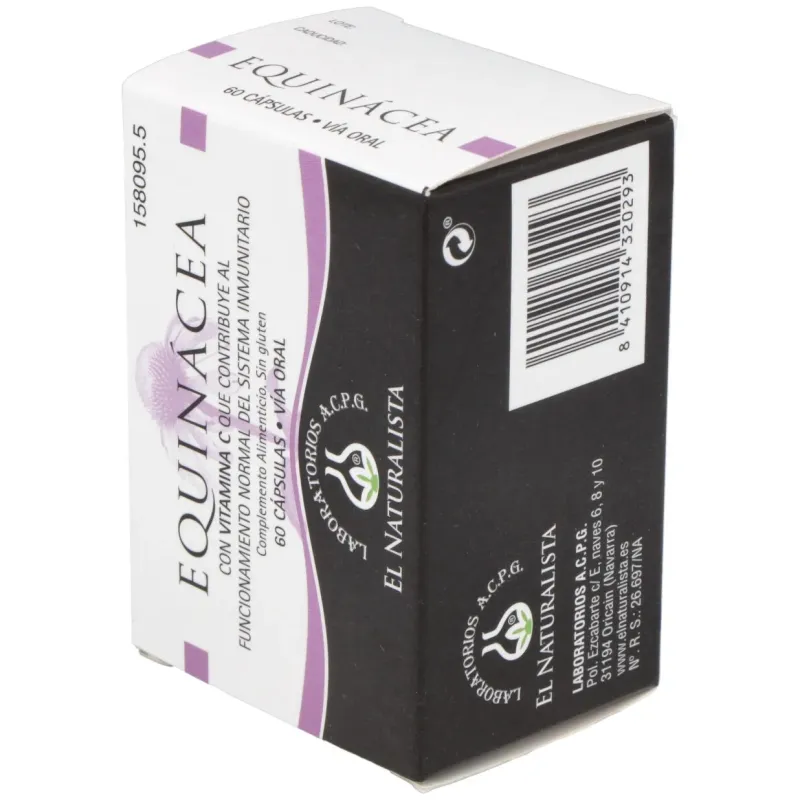 Equinacea+vit c 60 cap el naturalista | Farmacia Barata