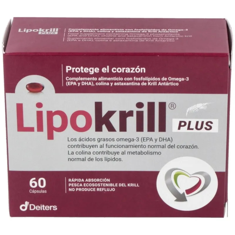Lipokrill plus 60cap. | Farmacia Barata