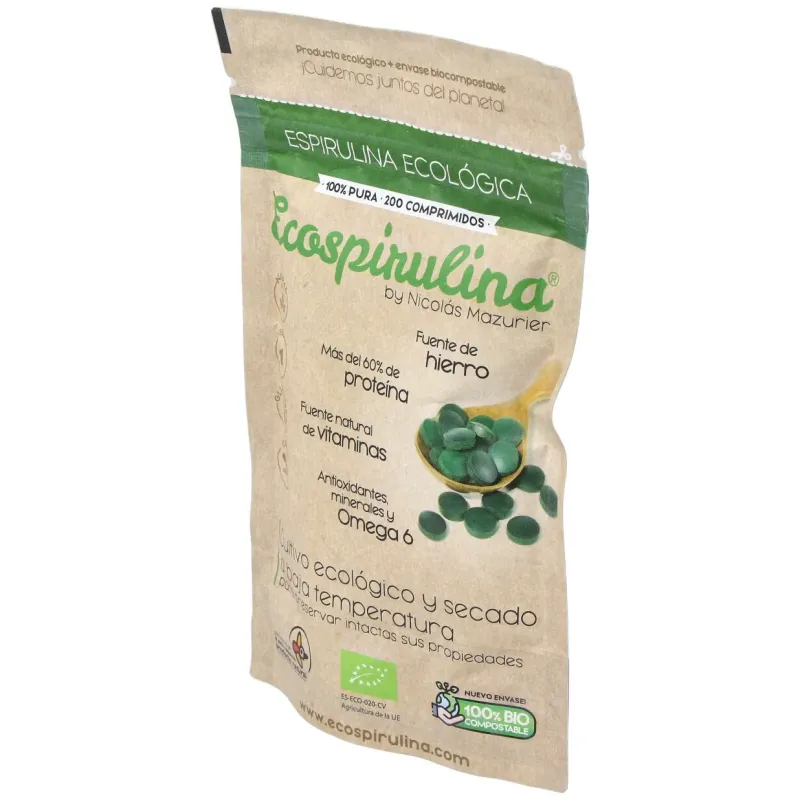 Ecospirulina espirulina pura 160comp | Farmacia Barata