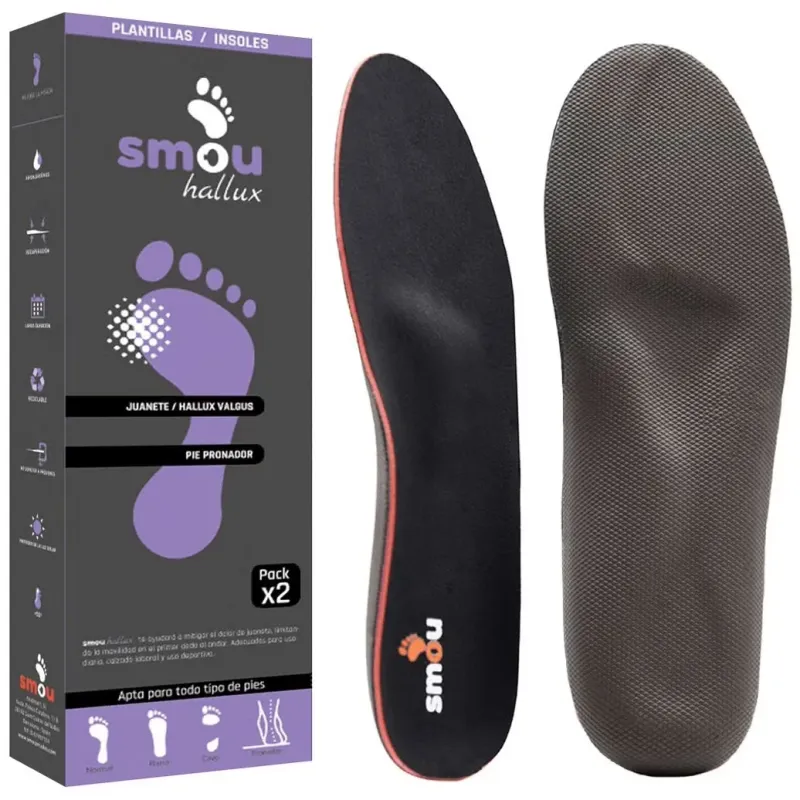 Smou hallux plantilla para juanete y pie pronado 35/36 1 par | Farmacia Barata