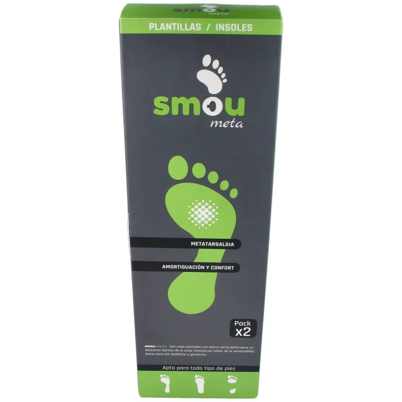 Smou meta plantilla con descarga metatarsal 39/40 1 par | Farmacia Barata