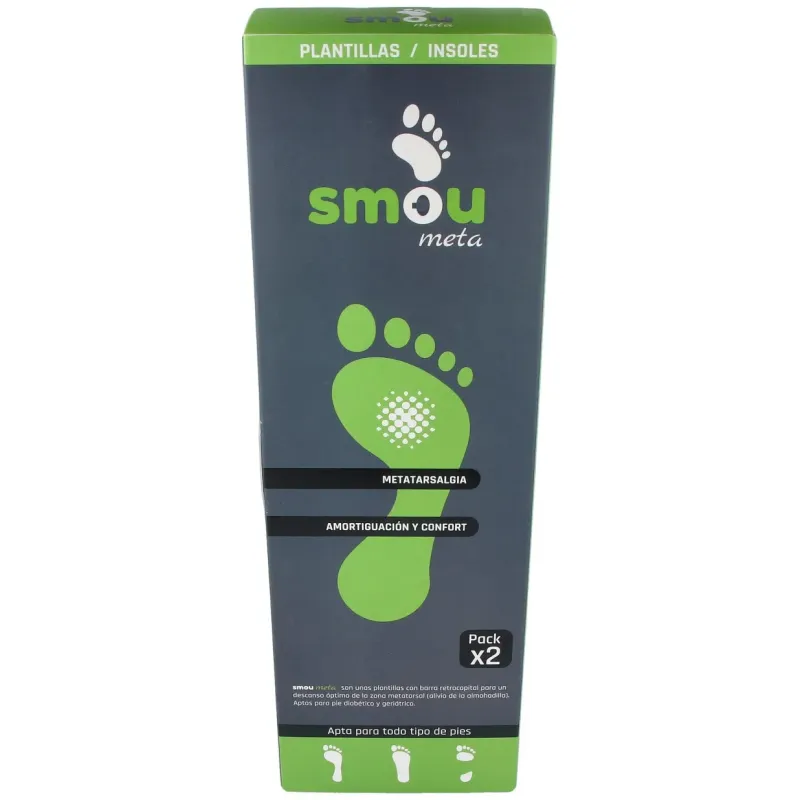 Smou meta plantilla con descarga metatarsal 41/42 1 par | Farmacia Barata